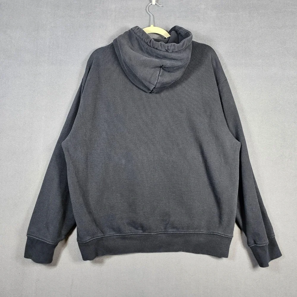 Jordan Hoodie Mens XL Black Fleece Pullover Sweatshirt Jumpman Flight Logo Patch